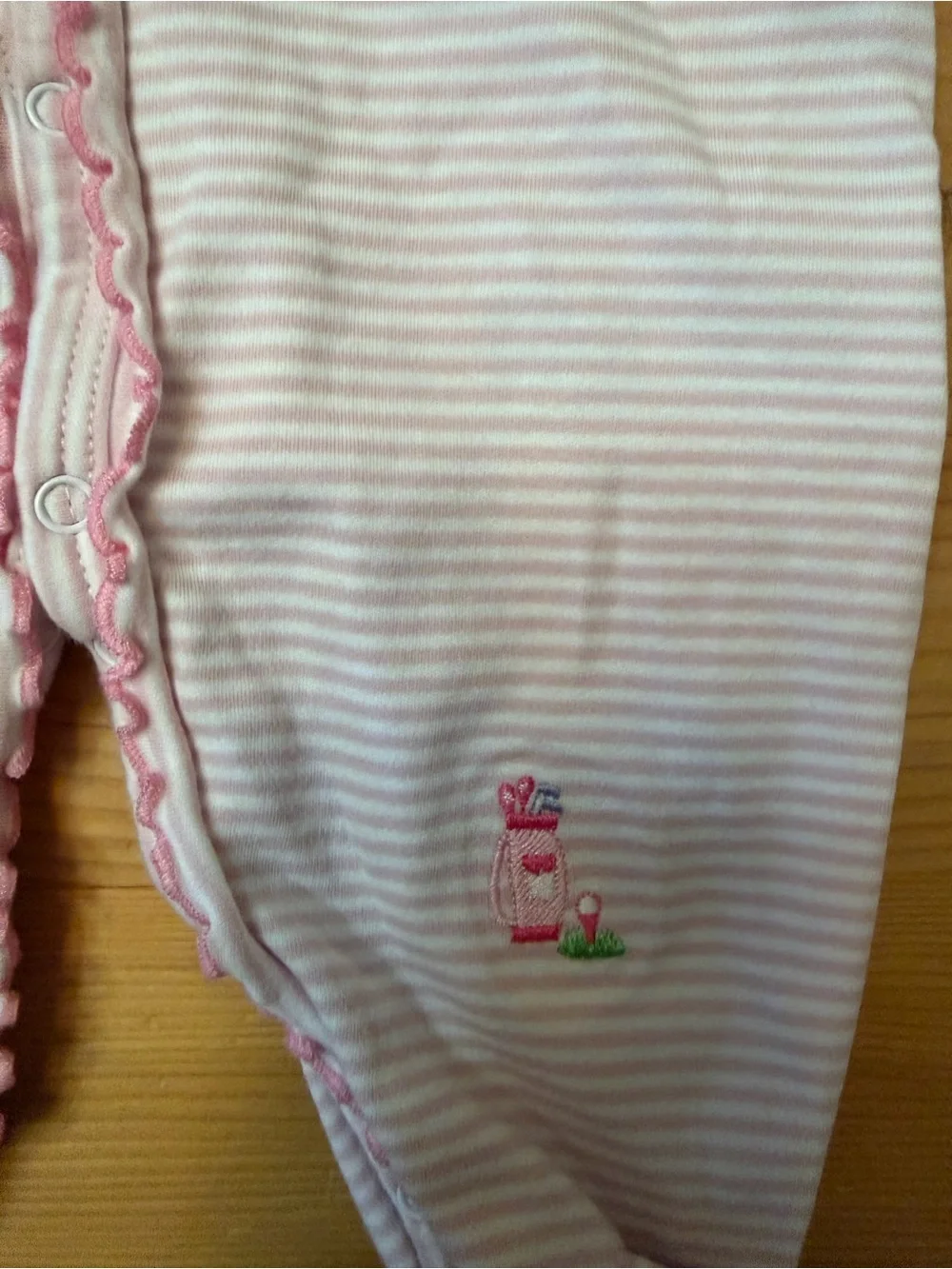 Kissy Kissy Embroidered Golf One-Piece